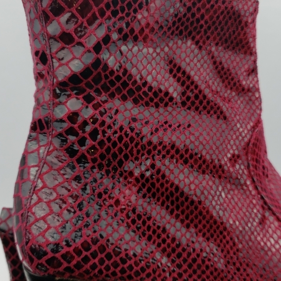 NWT Pratesi Square Toed Ankle Boot Sz 37 - Picture 9 of 11